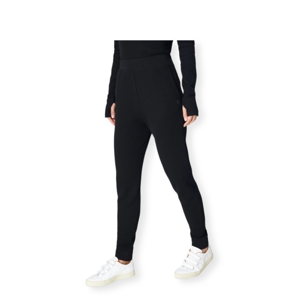 Sweaty Betty Laid Back Stretch Organic Cotton Thermal Jogger.